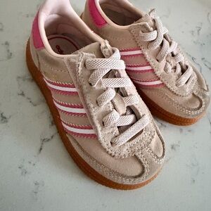Adidas Kids' Sneakers in Pink and Tan